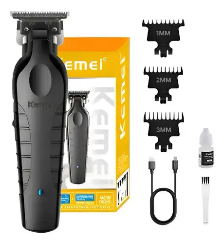Kemei Máquina De Acabamento KM-2299 Profissional Preta