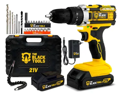 Parafusadeira Furadeira The Black Tools TB-21PX 2 Baterias